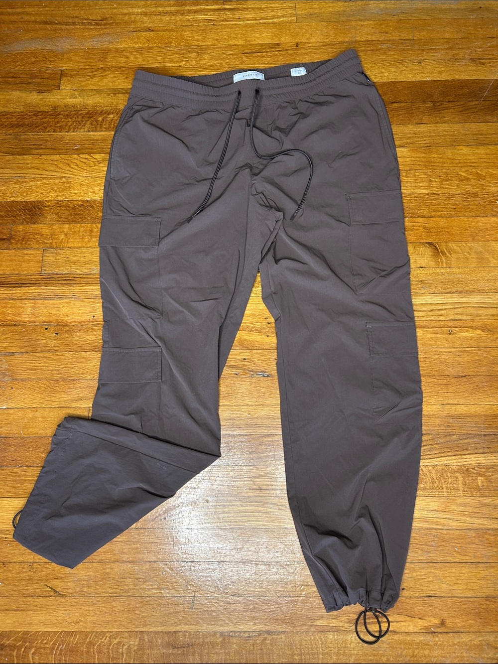 PacSun Men's Brown Cargo Jogger Pants